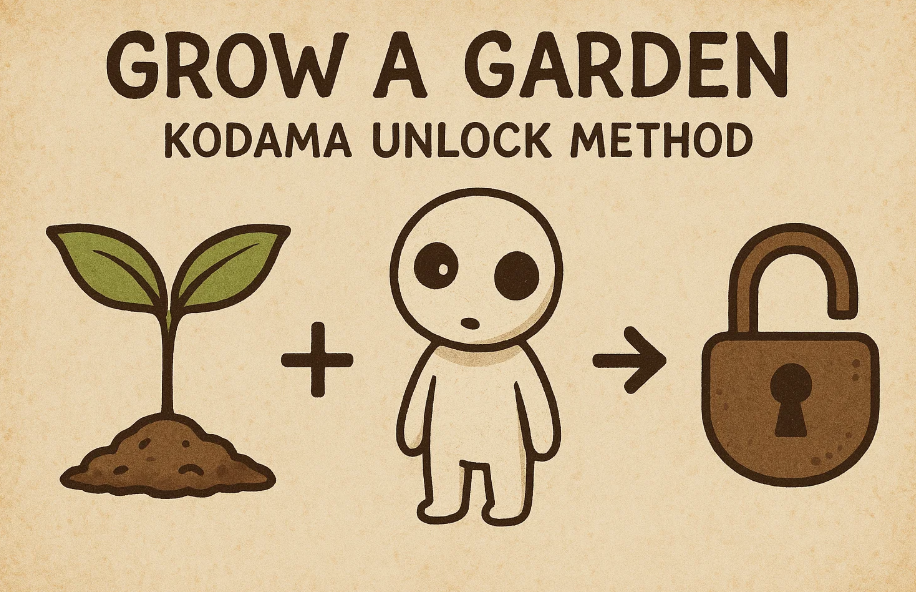 Grow A Garden Kodama Unlock Method