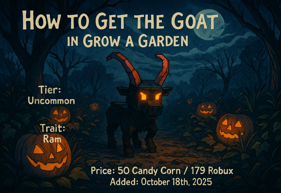 How to Get Goat in Grow a Garden