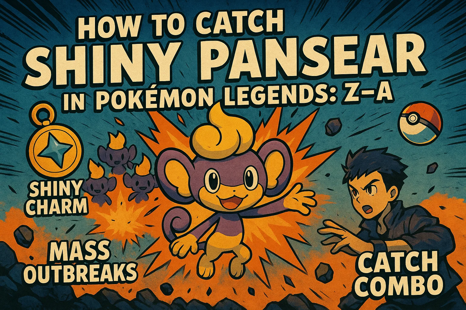 How to Catch Shiny Pansear in Pokemon Legends: Z-A
